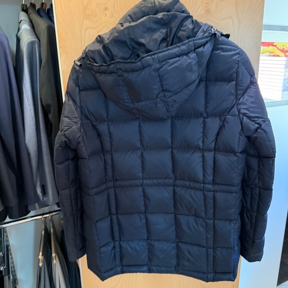 Navy Michael Kors Parka (size medium) - Picture 6 of 8